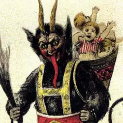 The Sinister Krampus Punishes Misbehaving Children Before Christmas