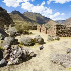 The ancient city of Vilcabamba in Peru