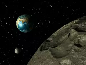 Bus-Sized Asteroid Approaches Earth