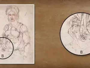 Secret Portrait of Michelangelo Found in One of his Sketches