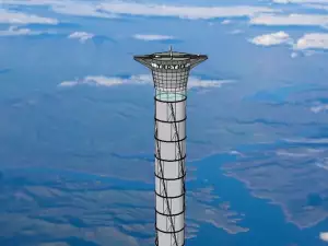 Architects to Build a Tower Reaching the Stratosphere for Astronauts