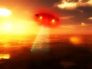 UFO over the ancient world