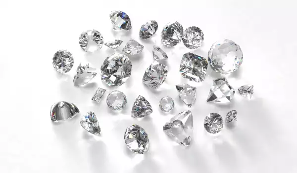 Many diamonds