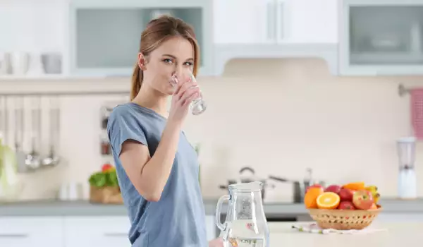 Woman with Glass