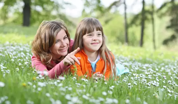 Mother and daughter