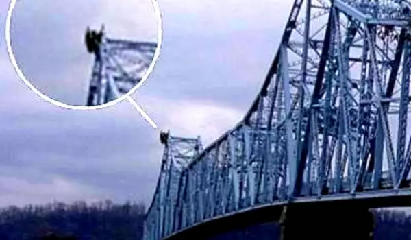 Mothman on Bridge