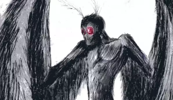 Mothman Drawing