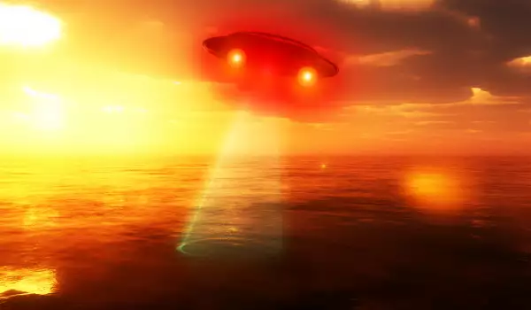 UFO over the ancient world