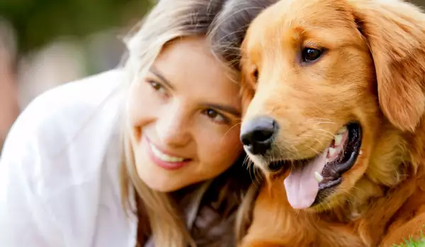 Woman and Dog